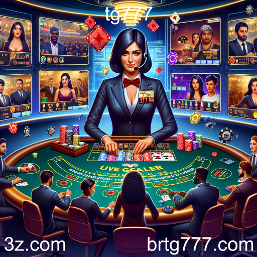 Experimente a Emoção do Cassino Ao Vivo no tg777